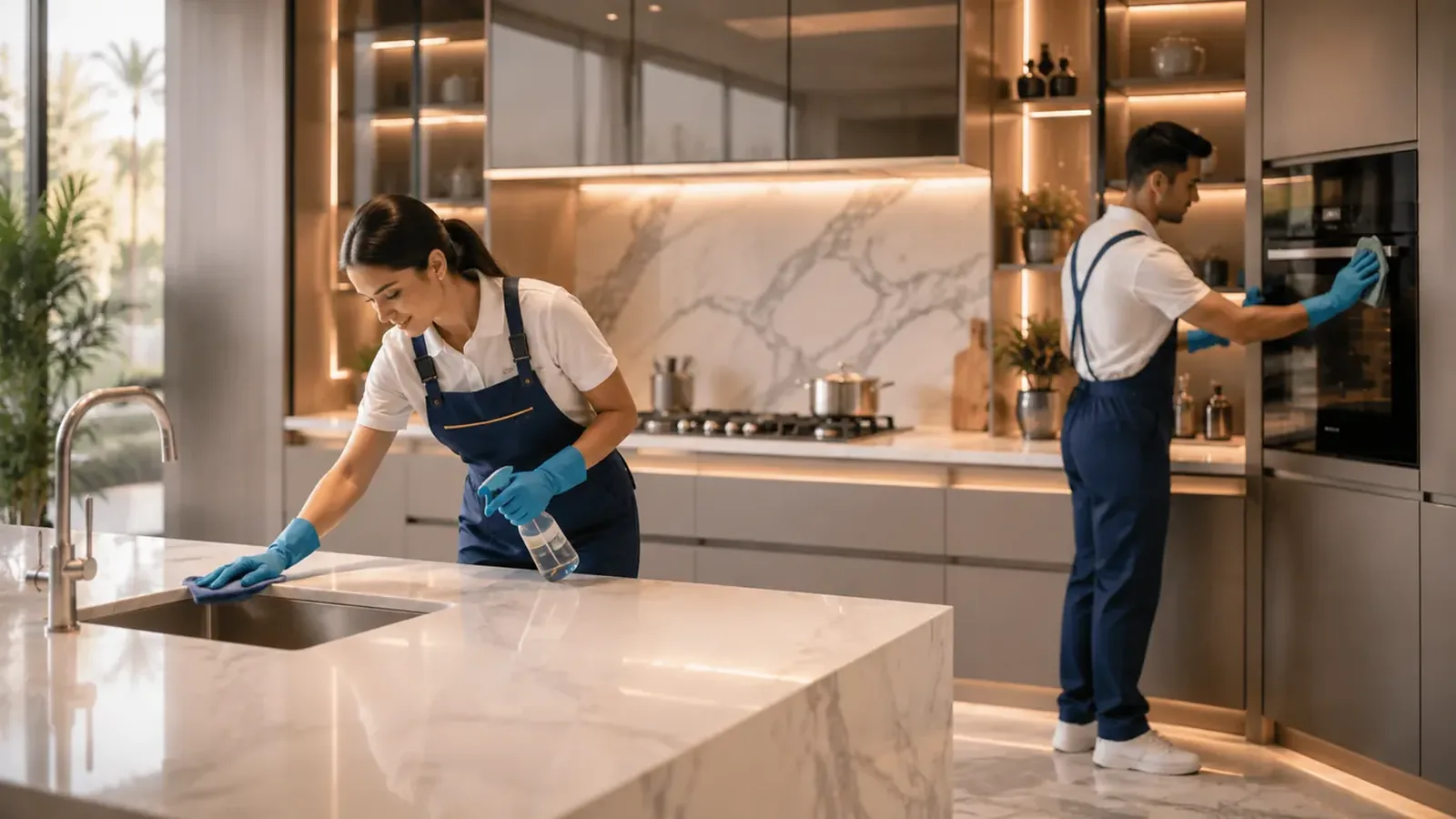 kitchen cleaning