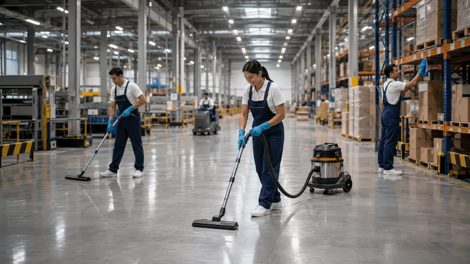 warehouse cleaning